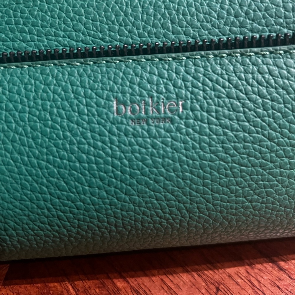 Botkier Green Pebbled Leather Tote - Picture 2 of 5